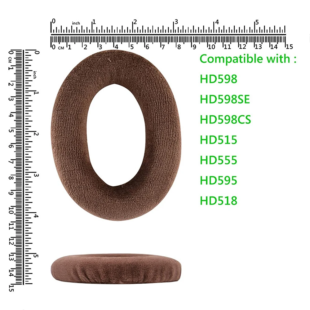 Thay Thế Nút Tai Nghe Bằng Miếng Đệm Tai Nghe Cho Tai Nghe Sennheiser HD598 HD598 Cs HD598SE HD 598 SR HD518 HD558 HD595 HD599 HD569 HD579 Tai Nghe