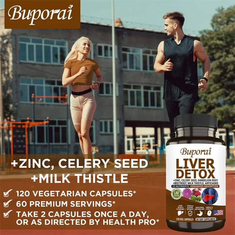 Liver Detox Supplement - Supports Gut and Digestive Health, Promote Metabolism, Antioxidants, Protect Liver, Immune Support
