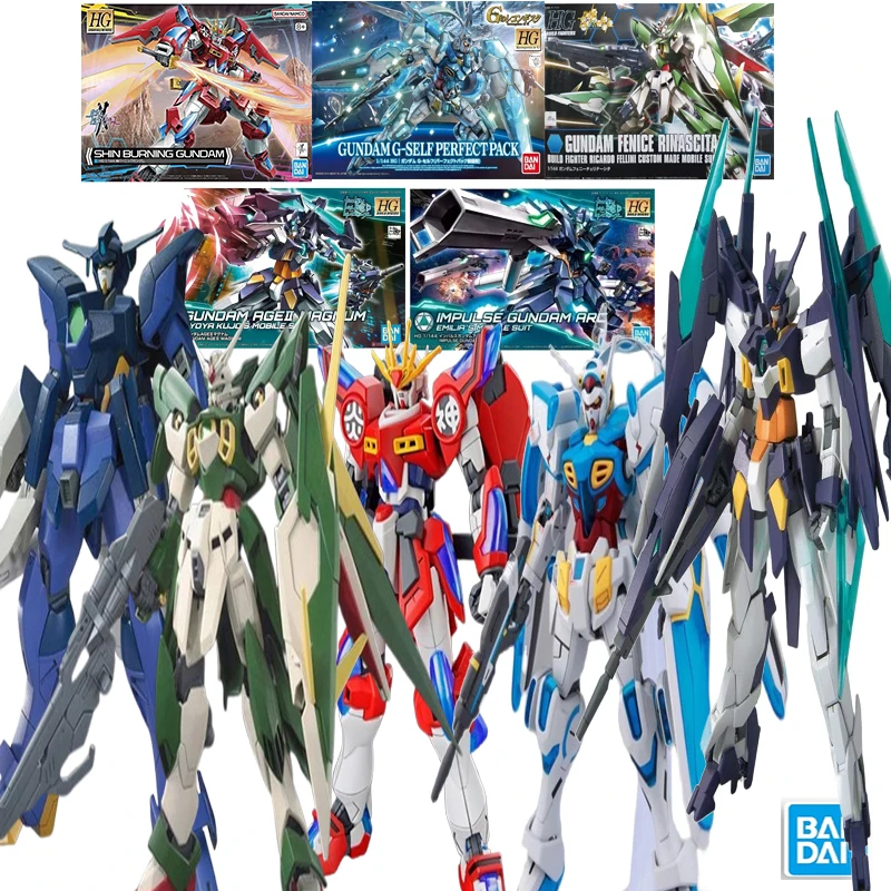 

Bandai HG1/144 RGE MRGNUM IMPUL SE GUNDAM ARC SHIN BURNING GSLF PERFECT PACK FENICE RINASCITA anime character assembly model toy