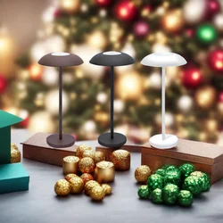 Amazon the same light luxury decorative table lamp decoration dimming touch atmosphere charging table lamp bedroom bedside night