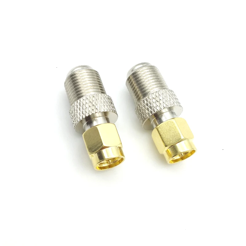 10Pcs/100Pcs  RF Coaxial Adapter SMA Male to F Female  Connector Converter for  Handy Talkie Radio