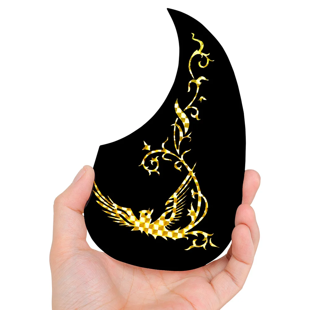 

10Pcs Acoustic Guitar Pickguard Protective Scratch Plate Electric Guitar Replacement Decal Self-Adhesive Decorative
