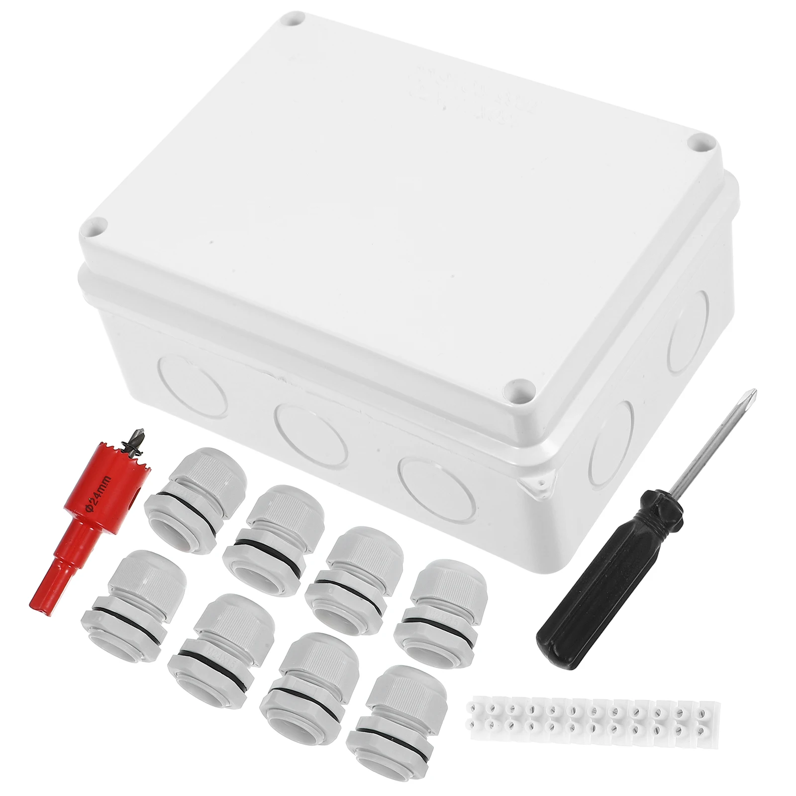 

1Pcs Waterproof Junction Box Wiring Connection Box Durable Electrical Distribution Case Outdoor Use