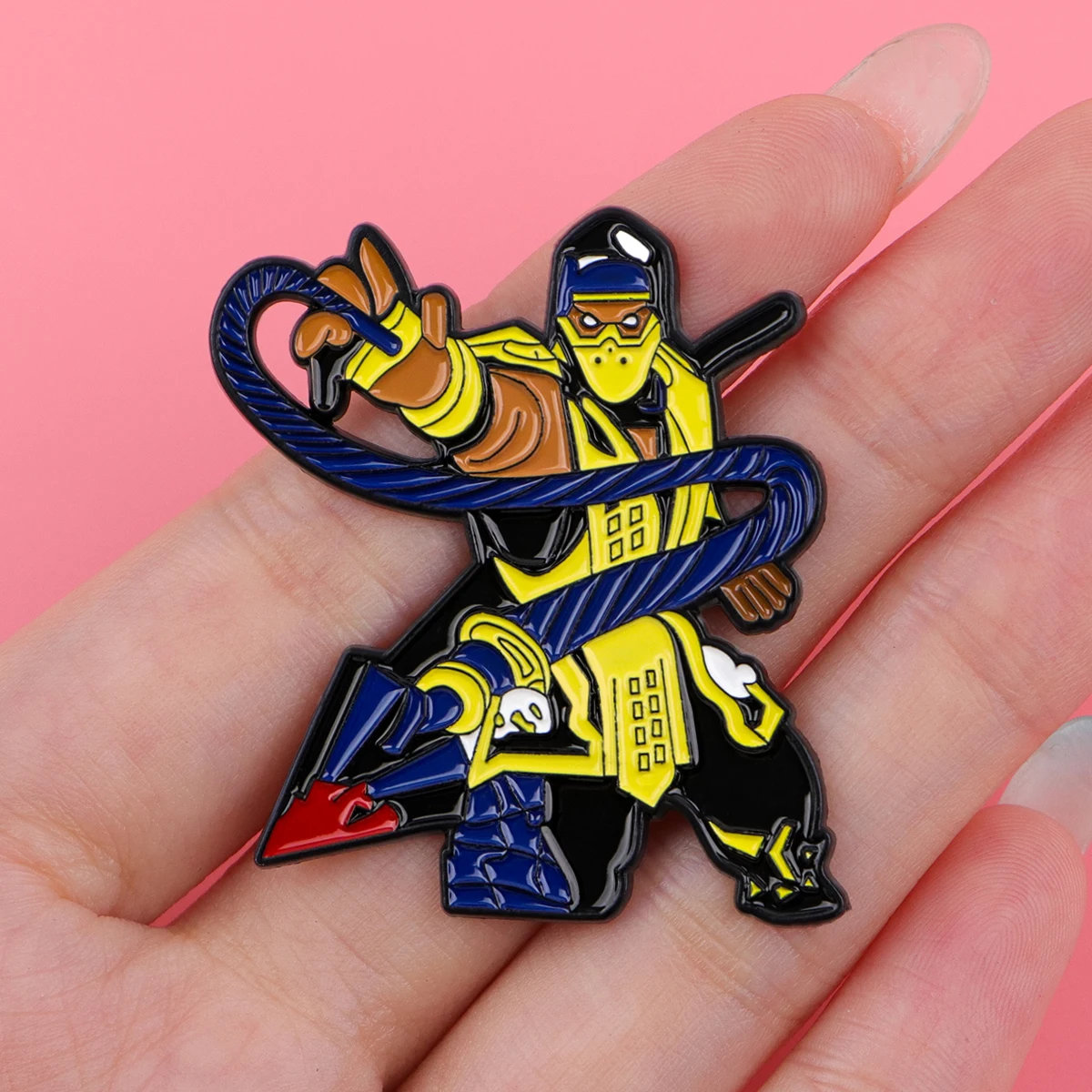 Insignias esmaltadas de juegos de calle para mochila, broches para mujeres y hombres, alfileres de solapa, joyería de moda, accesorios de Cosplay, juguetes de regalo