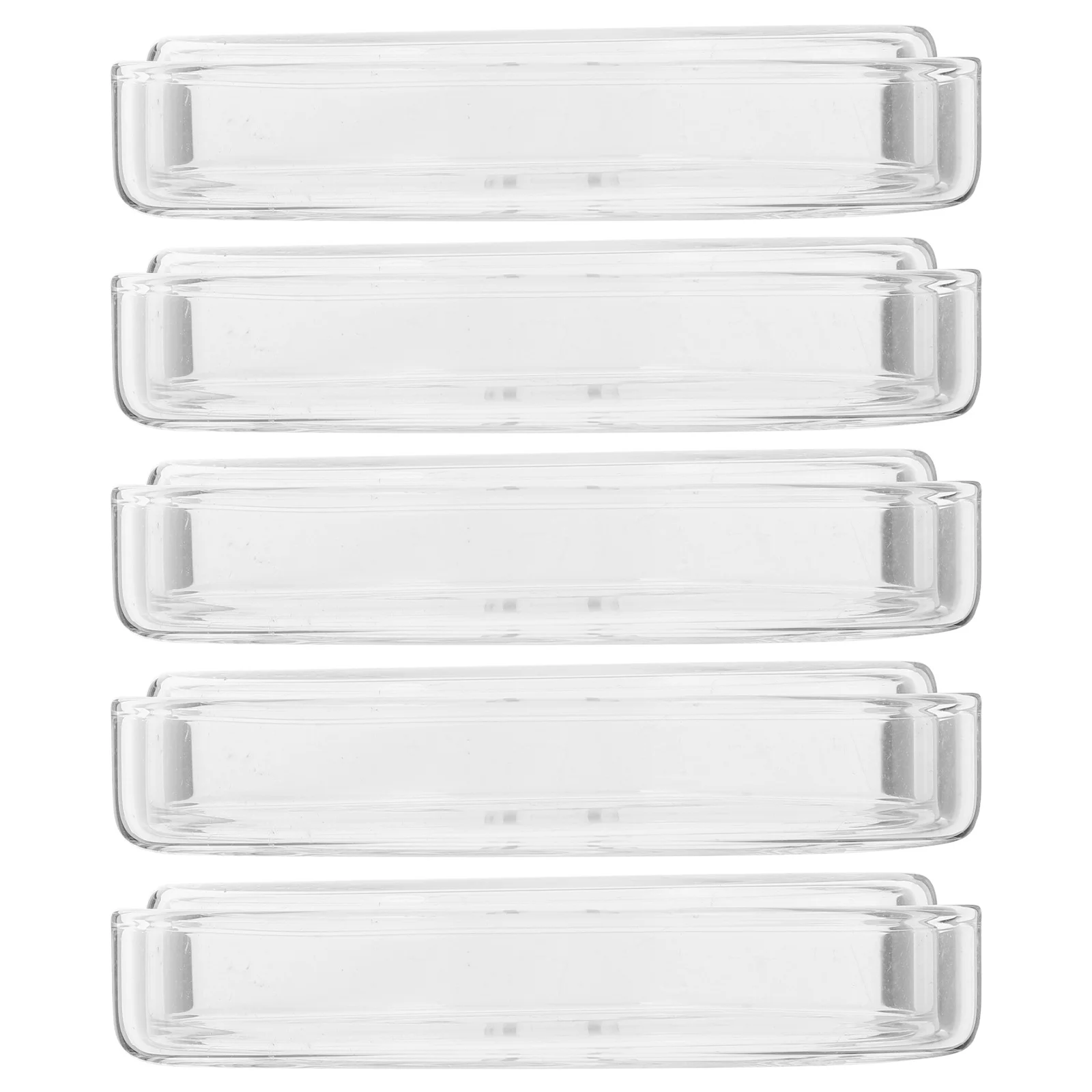 

5Pcs Culture Dish Clear Round Glass Culture Plates Laboratory Chemistry Experimental Tools Durable Lid Lab Petri Dishes