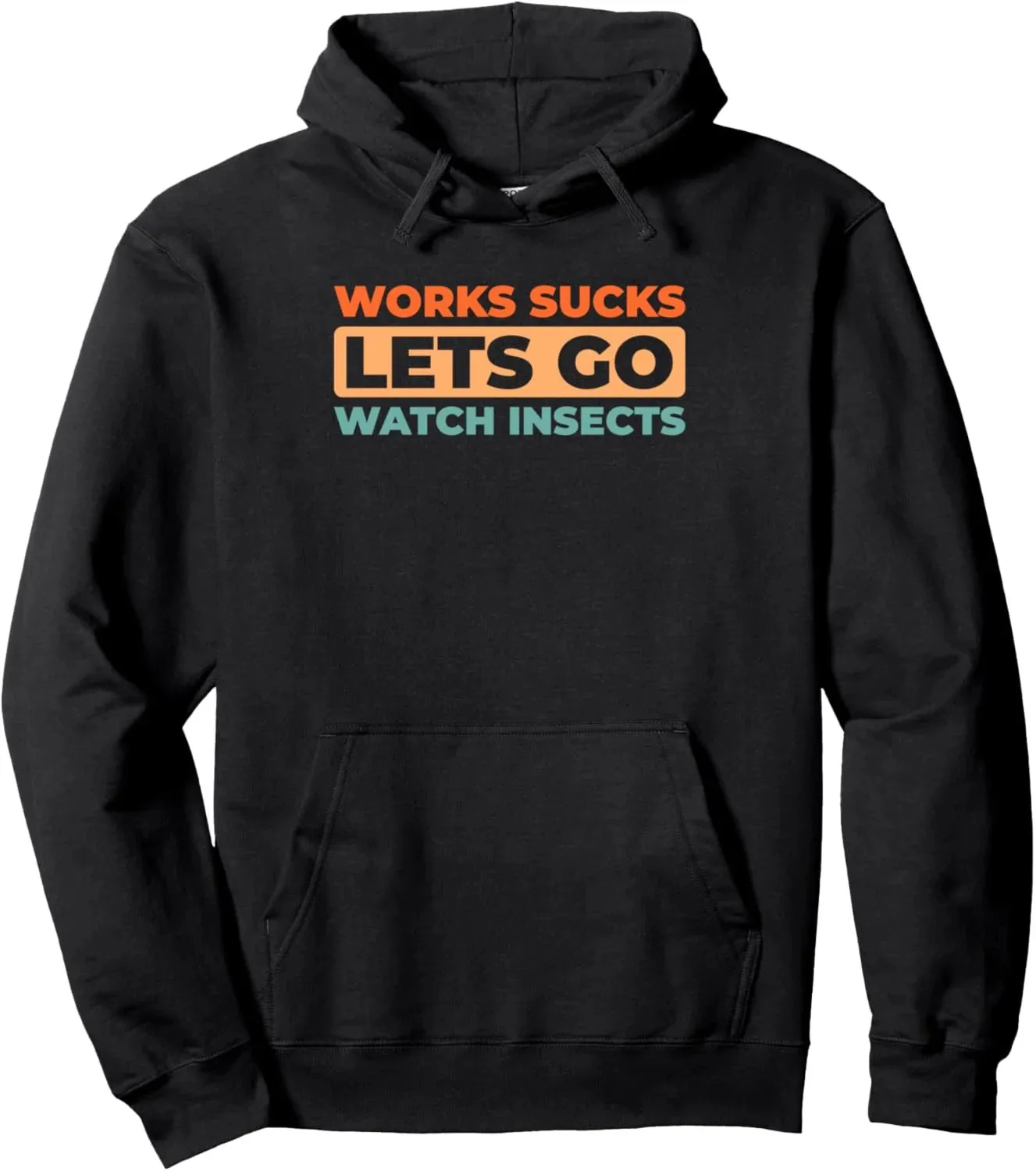 

Autumn and Winter "Anti - Work Bug - Watching" Humorous Cotton Hoodie, Fun - Filled Leisure Sweatshirt