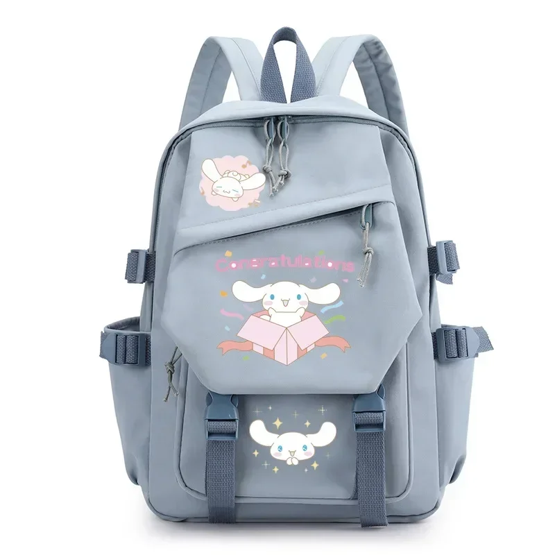 Sanrio-Bolso de hombro de viaje de hello kitty para mujer, mochila kuromi, mochila escolar japonesa, bolso de mano para estudiantes de secundaria