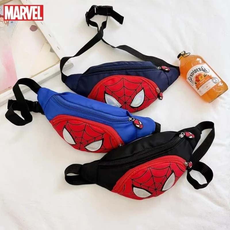 Marvel The Avengers Spiderman Randfilms Creatieve Jongens Cartoon Print Crossbody Tas Hoogwaardige Accessoires Vakantiecadeau