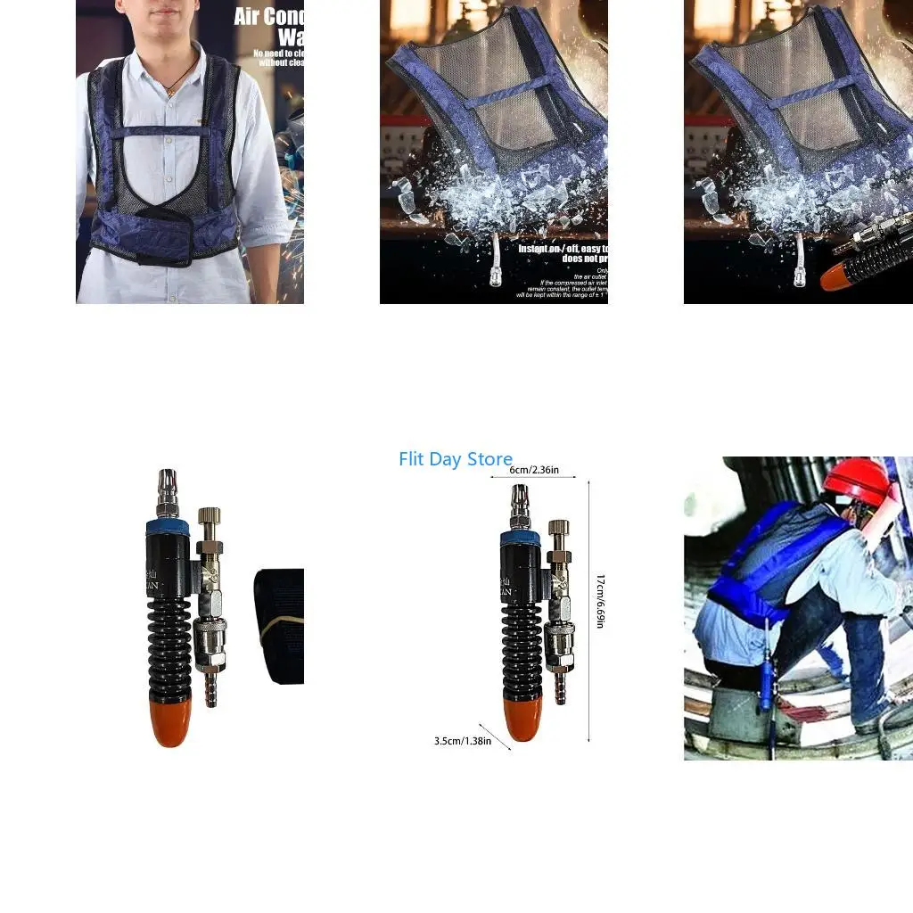 F92C Welding Steel Air Compressed Cooling System For Industrial Heat Protective Safety