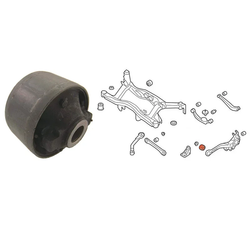 NBJKATO Brand New Rear Control Arm mounting Bush Bushing 20254AE050 For Subaru Impreza Legacy Outback 2003 - 2009