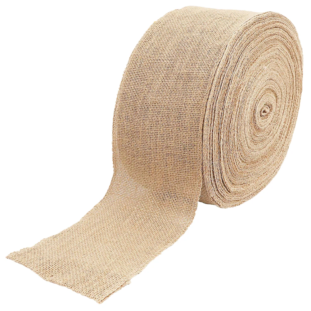 

Natural Linen Burlap 2.7Yds Wide Wire For Wedding Party Diy Crafts Wrapping Bowknot Decoration Fall Burlap Diy Ribbon Wrapping