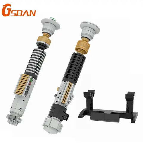 GSBAN Space Wars Spada laser Figure Arma Spada laser Impugnatura Set MOC Modello Building Blocks Giocattoli per bambini Regali Assemblare Mattoni