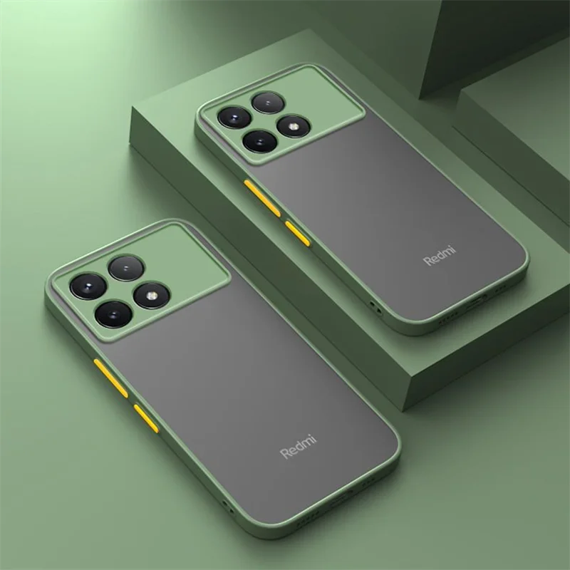 On For Xiaomi Redmi Note 13 Pro 4G Case Cover Mi Little Poko Poco X6 5G Coque Funda Matte Translucent Hard PC Protective Bumper