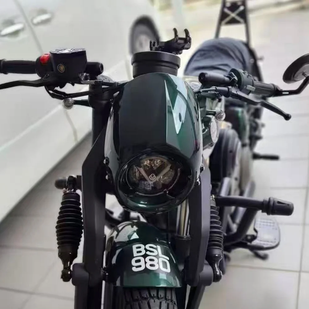 For Benda Napoleon 250, specially modified vintage air intake hood and headlight cover with seamless installation