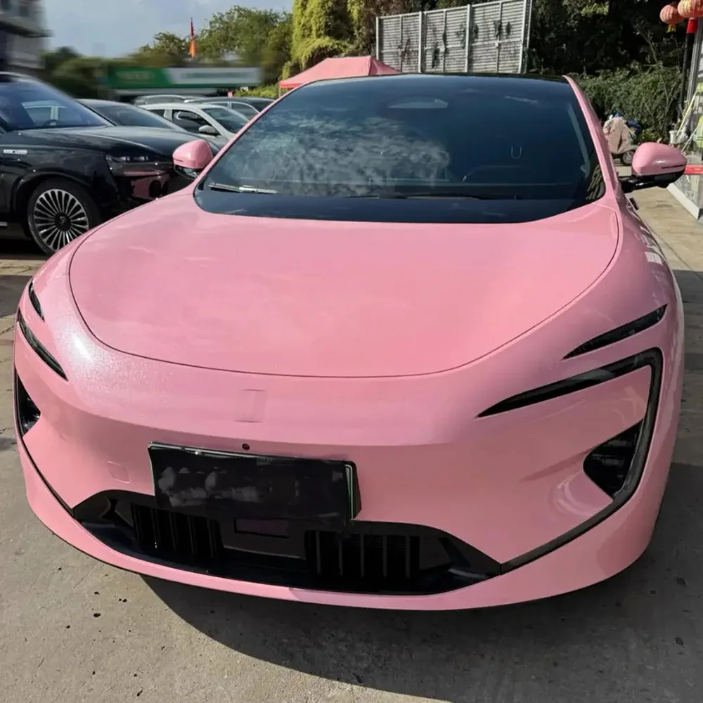 

DELUTION PINK GREEN Diamond Car Vinyl Film Waterproof Scratch Resistant Sticker Motorcycle Body Exterior Decoration Wrap Decal