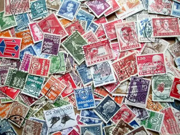 Echte gestempelte Dänemark-Poststempel, 250 verschiedene sammelbare Briefmarken, Sammelmaterial für Scrapbooking – Detail 2