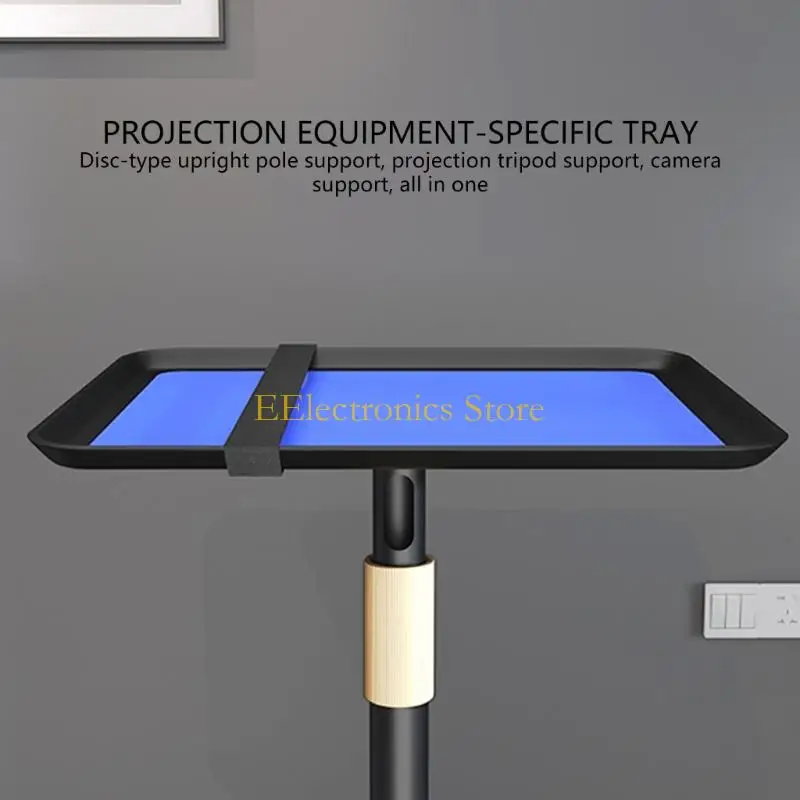 B03C Universal Projector Tray with Anti Slip Surfaces Metal Stability Adjustable Use