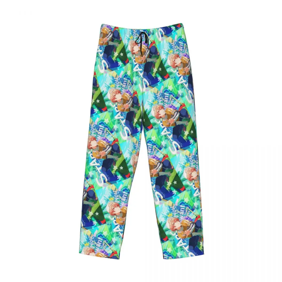 مخصص طباعة الرجال Tsukasa أنيمي Tenma بيجامة السراويل ملابس خاصة صالة النوم قيعان مع جيوب