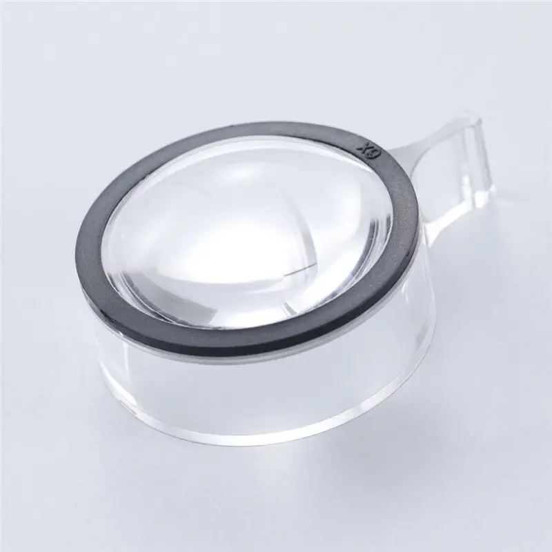 1PCS 6x Professional Magnifying Glass Portable HD Shatter-Resistant Plastic Ideal for Reading Loupe Helping Hands Magnifier