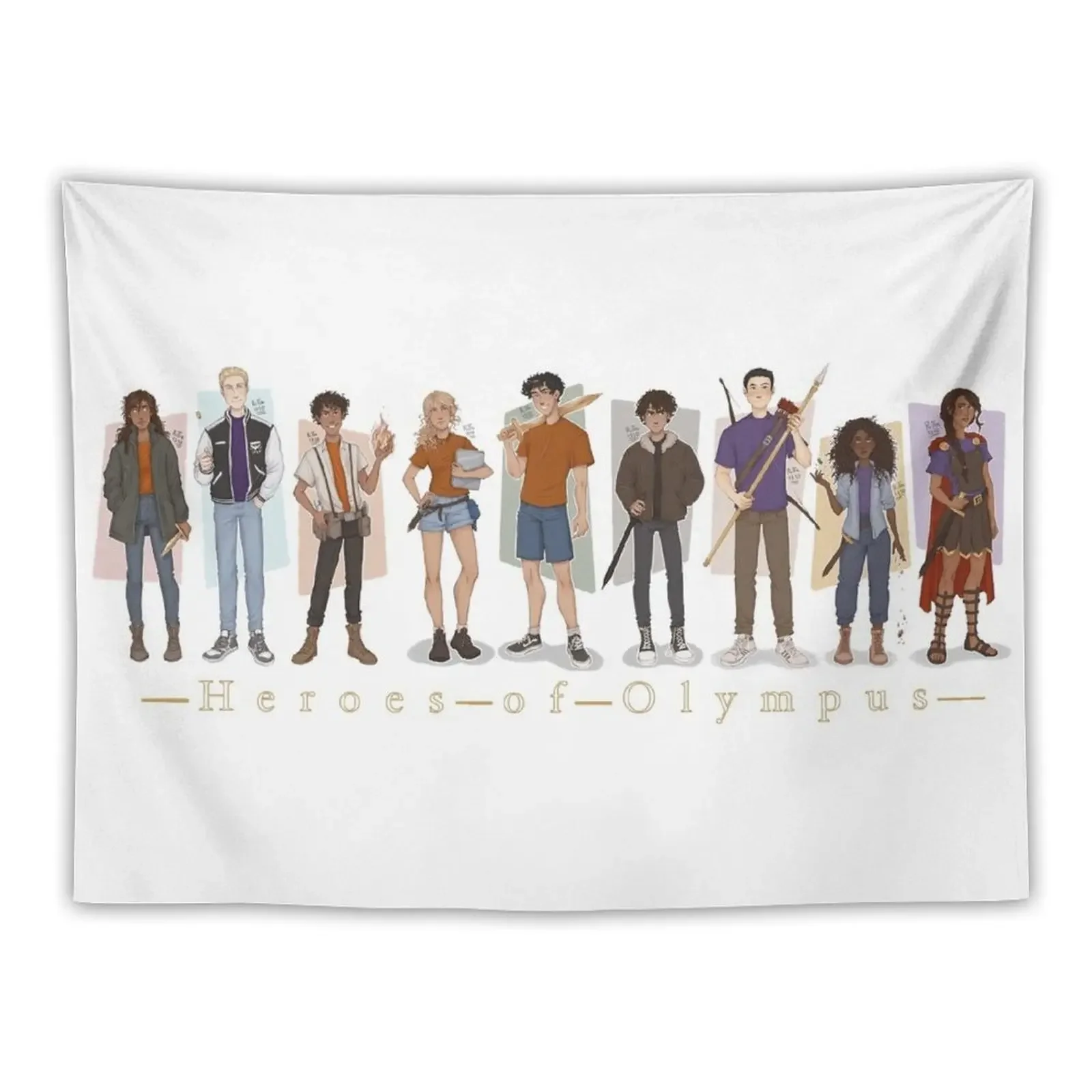 Heroes of Olympus Tapestry Room Design Decoration Bedroom Carpet On The Wall Tapestry