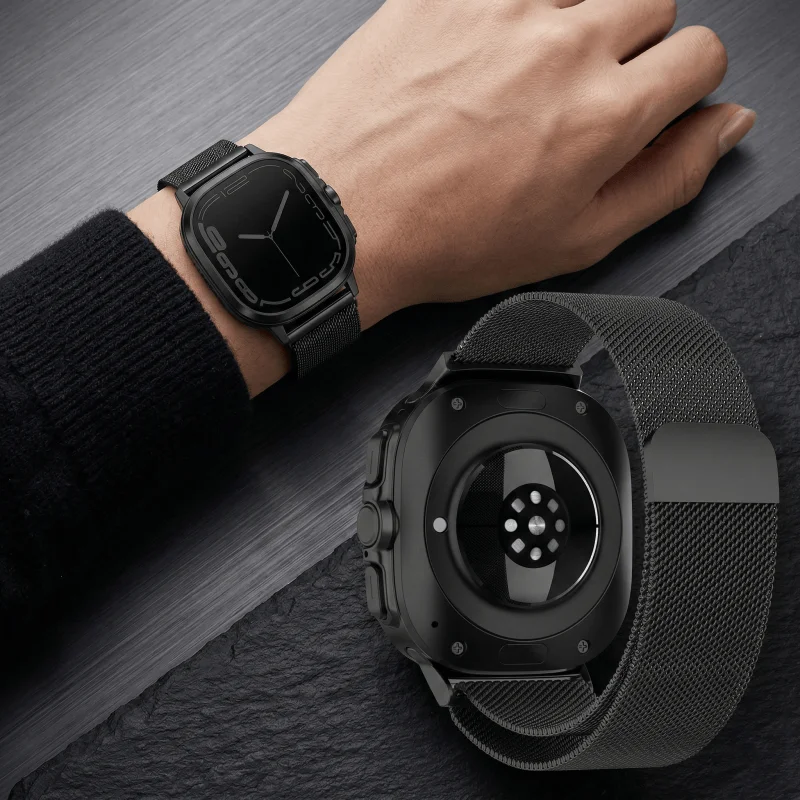 Milanese Loop Armband für Samsung Galaxy Watch Ultra 47mm 2025/2024 Edelstahl Magnetarmband für Galaxy Watch Ultra Band
