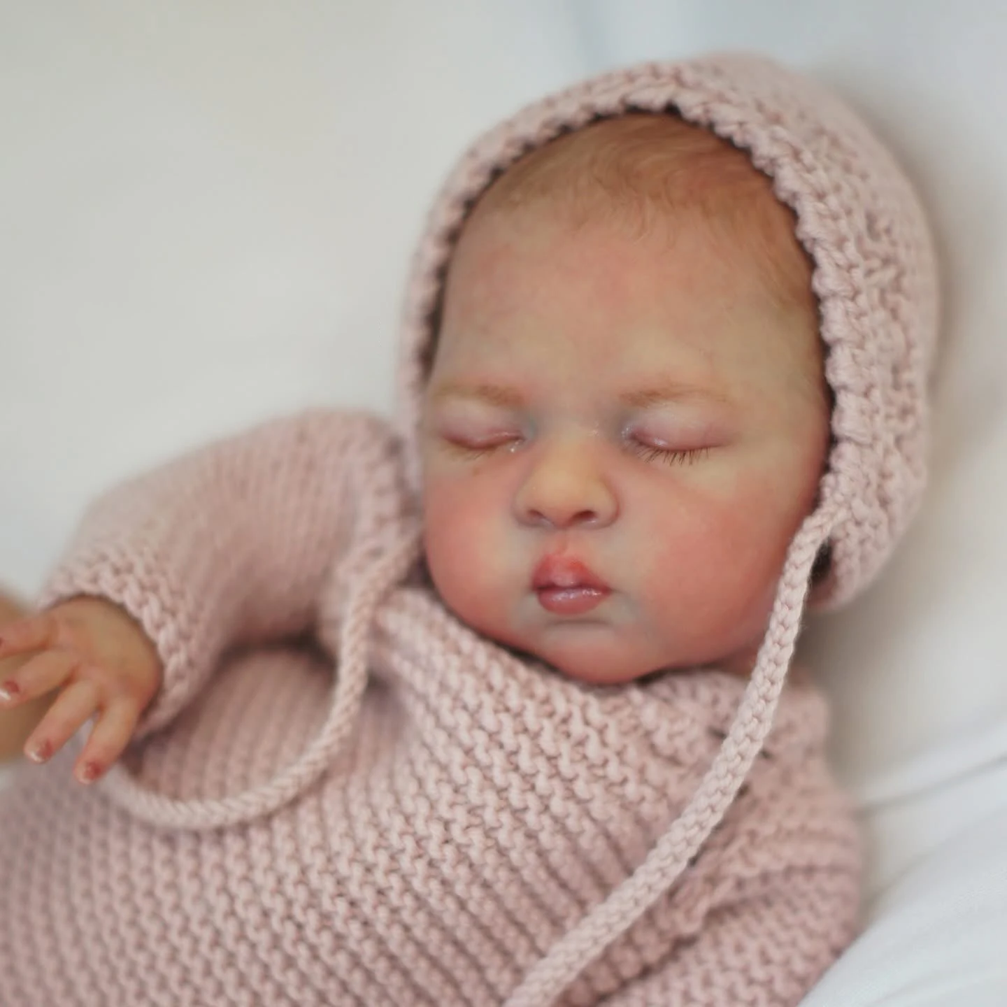 NPK 12 inch Soft Touch Reborn Babypop - Meisje Luna Knuffelige Kunstpop met meerdere lagen schilderij Zachte stoffen lichaam