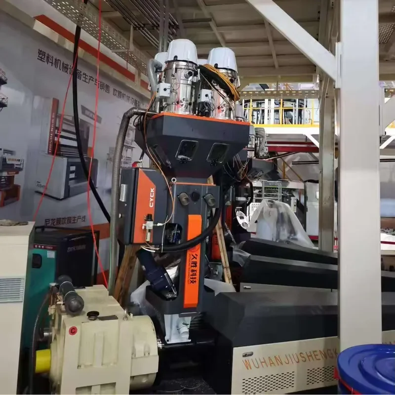 Auto-Loading System for Blown Film Production Line Integrated Hopper & Screw Feeder with Weight Control