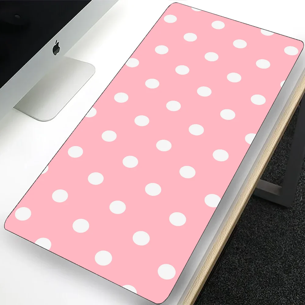 Grand tapis de souris de jeu rose, magnifique design, pour ordinateur portable, bureau, clavier