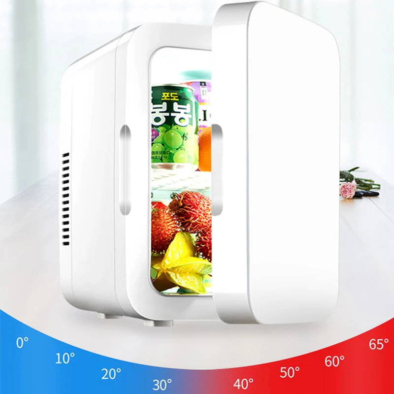 Mini Refrigerator 6L Portable Electric Fridge Silent Cooler Warmer Compact Refrigerators for home Car Kitchen Picnic Camping