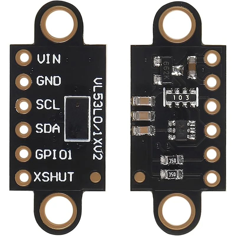 XZG VL53L0X Time-of-Flight (ToF) Laser Ranging Sensor Breakout 940nm GY-VL53L0XV2 Laser Distance Module I2C IIC 3.3V/5V