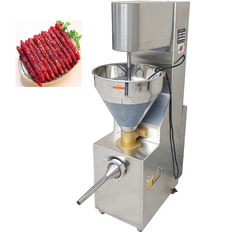 

Commercial Easy To Operate Pneumatic Quantitative Twisting Enema Machine Sausage Stuffer Machine
