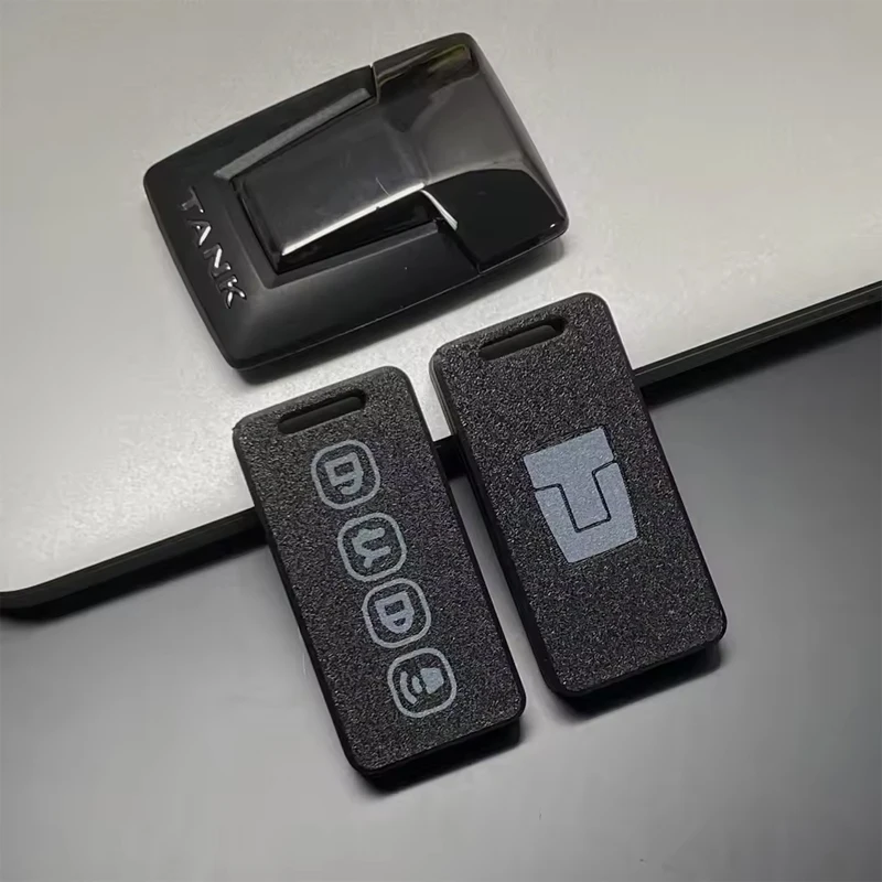 For GWM Tank 300 400 500 700 Modified Key Shell Upgrade for Haval H6 Series Remote Key Replace with Tank Emblem Auto Key Cover
