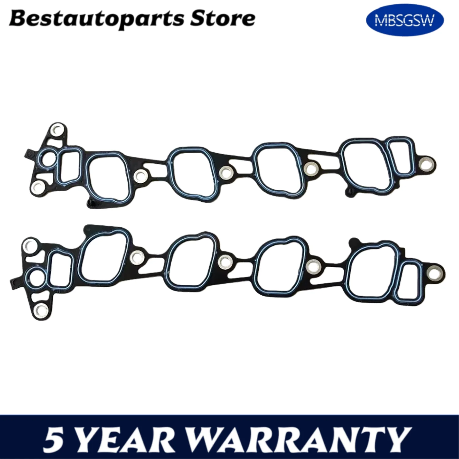 

АВТОЗАПЧАСТИ ДВИГАТЕЛЯ Прокладка впускного коллектора подходит для Ford F-150 F-25 E-150 Expedition Mustang Lincoln 4.6L V8 GAS 1999-2004