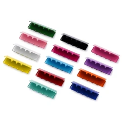 10pcs Colorful Crimp Beads Cove Clasps Cord End Caps String Ribbon Leather Clip Foldover Connectors for DIY Jewelry Findings