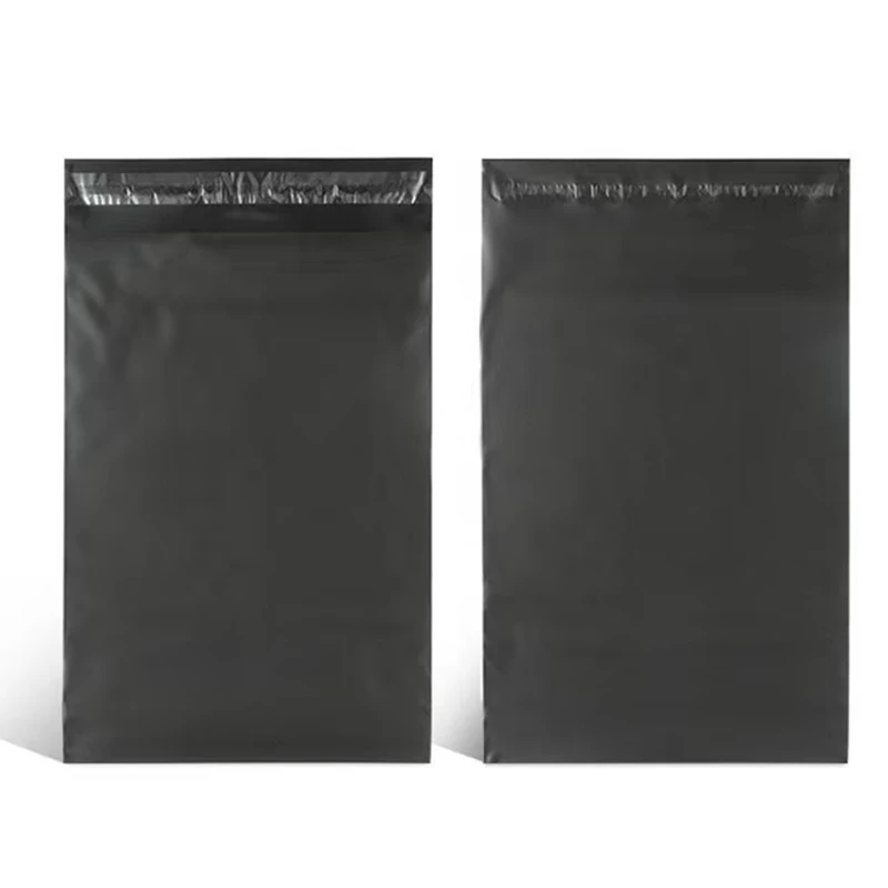 INPLUSTOP Custom LOGO Mailing Bags Poly Envelope Packaging Delivery Bag Biodegradable Black Matte Clothes Parcel Storage Pouch