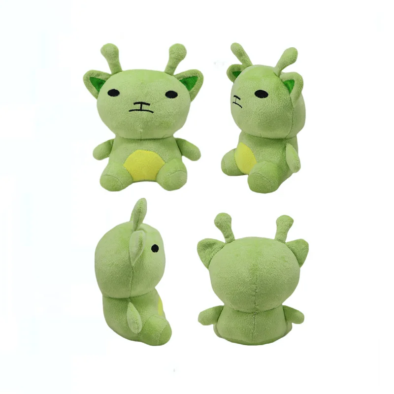 

22cm Bogur Alien Cat Plush Toys Kawaii Furry Green Alien Cats Soft Stuffed Plushies Toy for Kids Fans Collection Gift