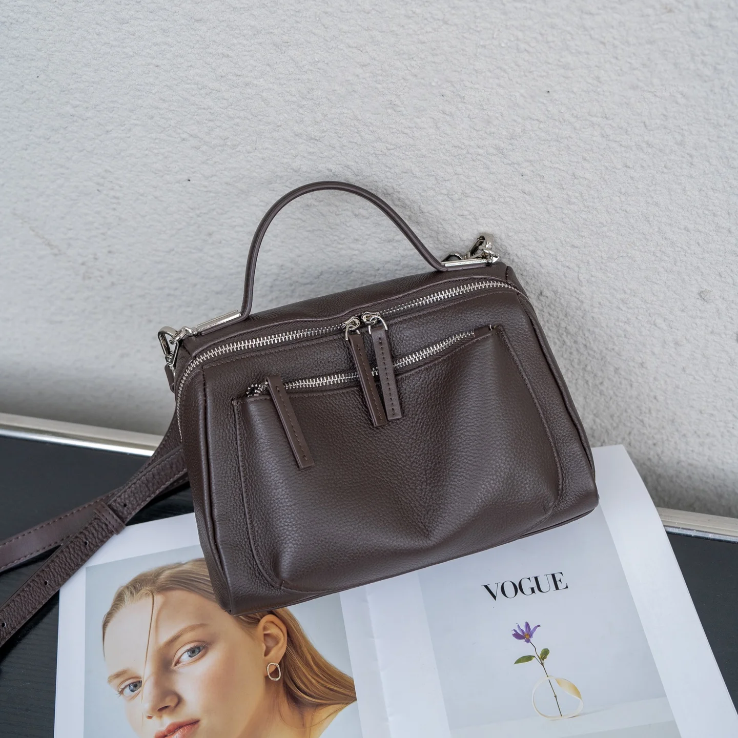 New Women's Spring & Summer Ha - Doctor Bag Leather 评论和价格