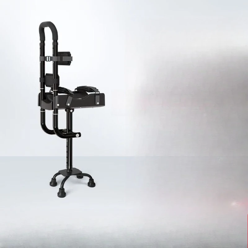 

Ankle fracture, crutch with foot brace joint assistance, walking injury, sprained walking, non-slip, telescopic single leg