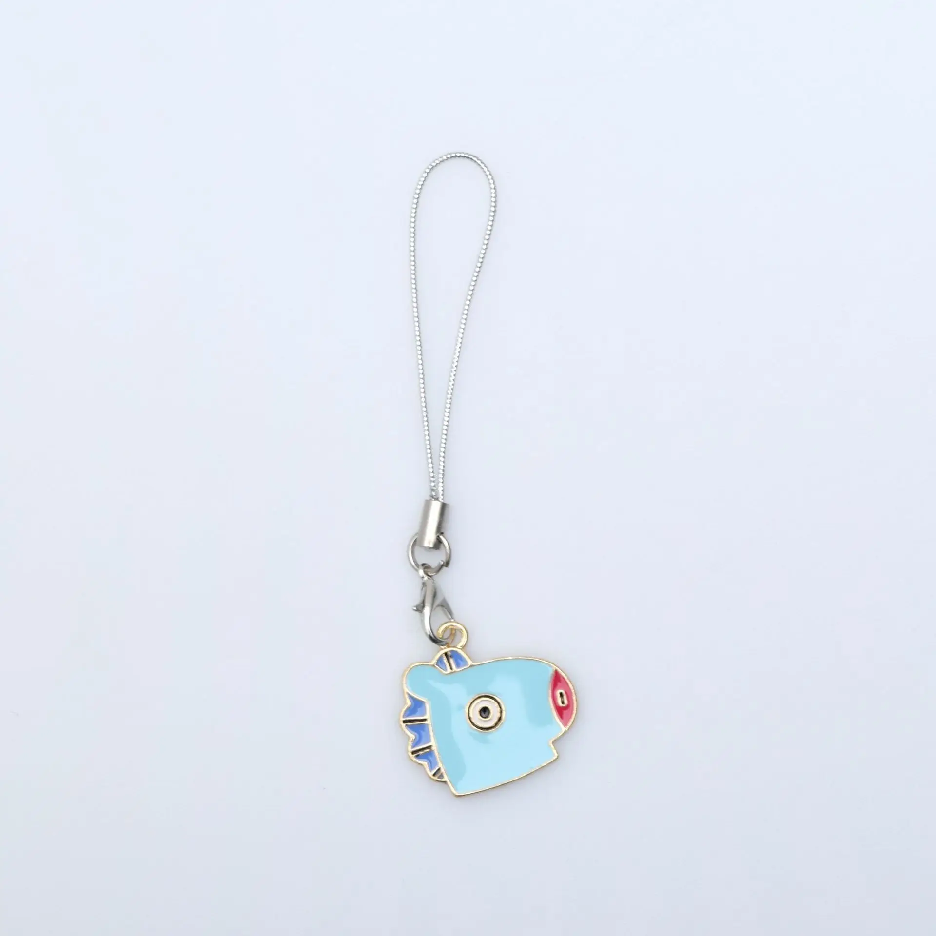 BT21 ciondolo onda coreana stesso stile accessorio portachiavi carino versione coreana ciondolo zaino corda appesa per cellulare