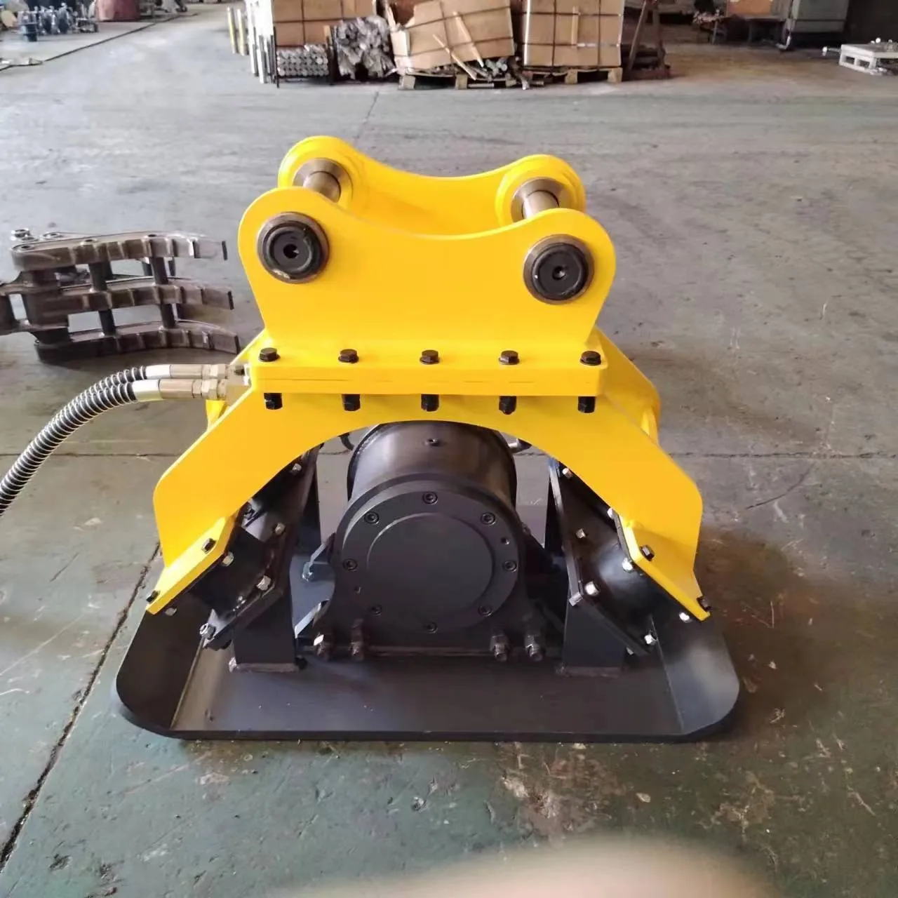 

Excavator Compactor Attachment with Imported Motor - for High-Density Soil Compaction