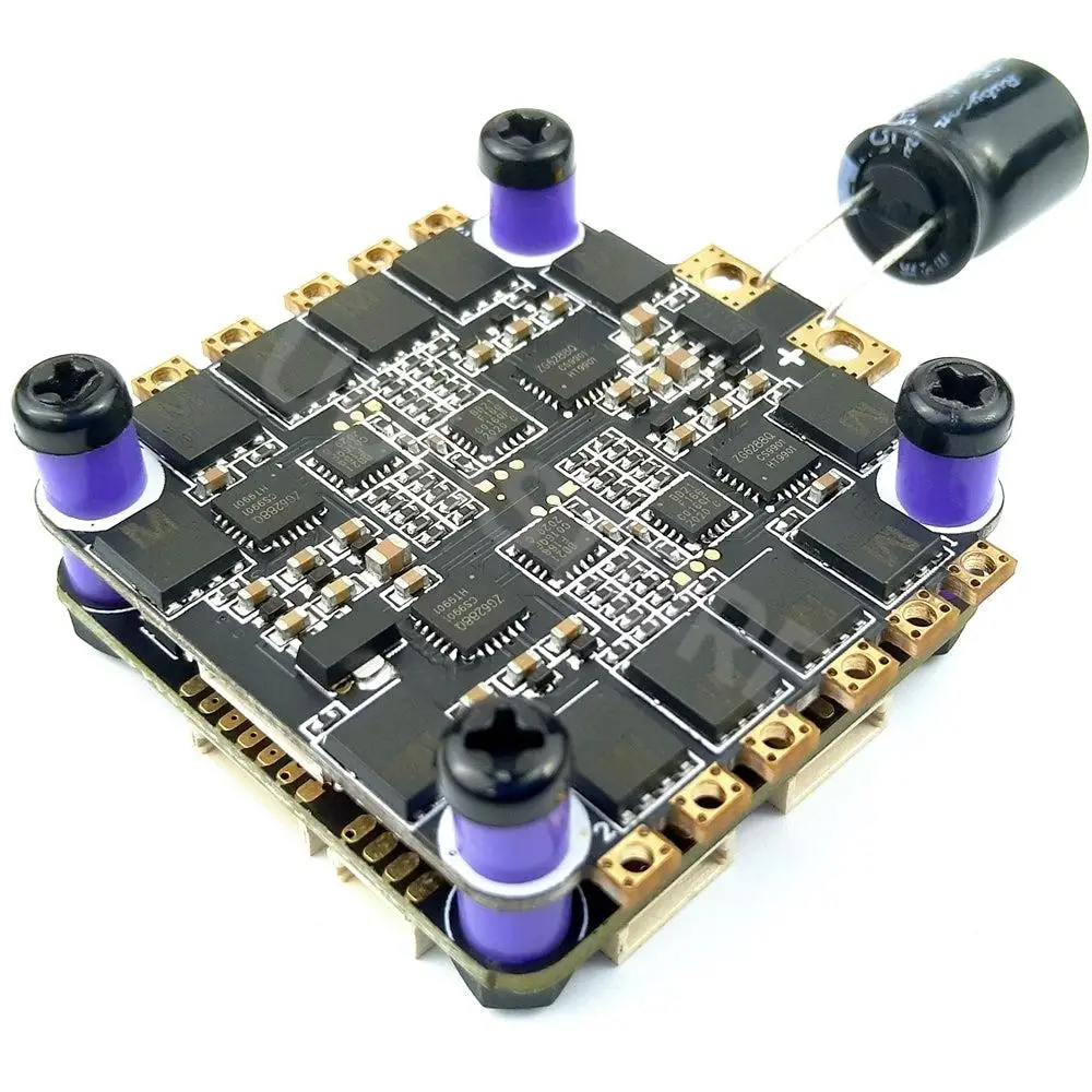 DarwinFPV Betaflight F4 OSD Flight Controller with 10V 4.5V 3.3V BEC 50A BL_S 2-6S 4IN1 ESC Stack for Darwin129 FPV Racing Drone