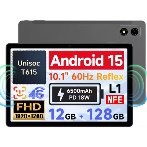 BNCF BPad 10 Tablet Unisoc T615 8-core 16GB+128GB+1TB expansion 10.1" In-Cell FHD IPS 1920x1200 Widevine L1+4G LTE+5G Wifi+GPS