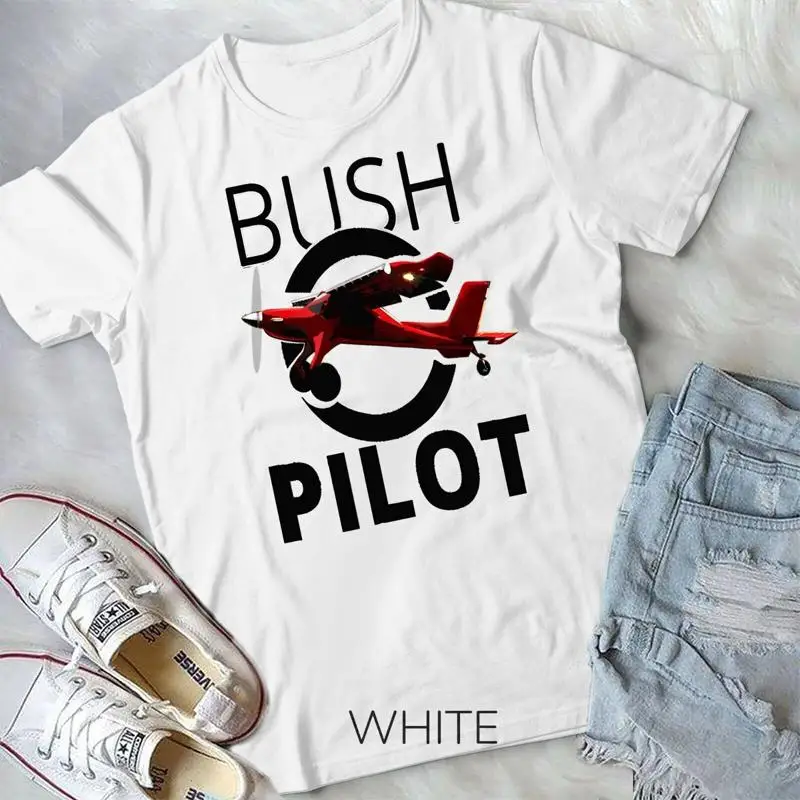 Bush piloto avión STOL avión Bush avión camiseta Unisex camiseta