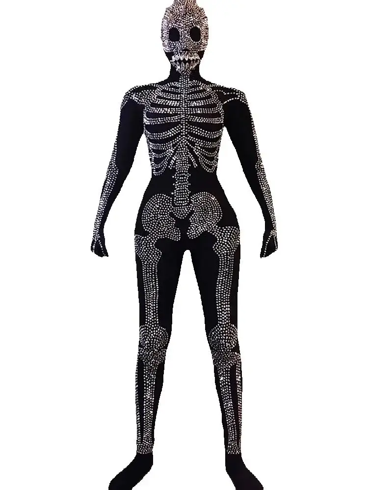 High Quality Hot Stamping Rivet Head Cover+Elastic Jumpsuit 2025 New Fashionable Custom Women'S Clothing