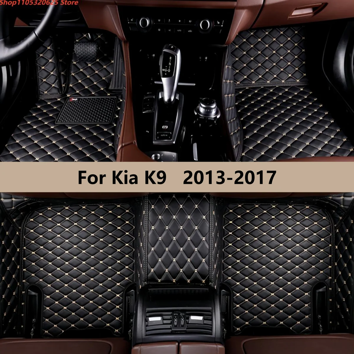 

Car Floor Mats For Kia K9 2013 2014 2015 2016 2017 Auto Accessories Carpet Pads Full Set Leather Matts