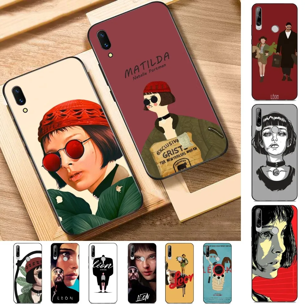 Cartoon Killer Leon Uncle Girl Phone Case For Huawei Y9 6 7 5 Prime Enjoy 7s 7 8 plus 7a 9e 9plus 8E Lite Psmart Shell