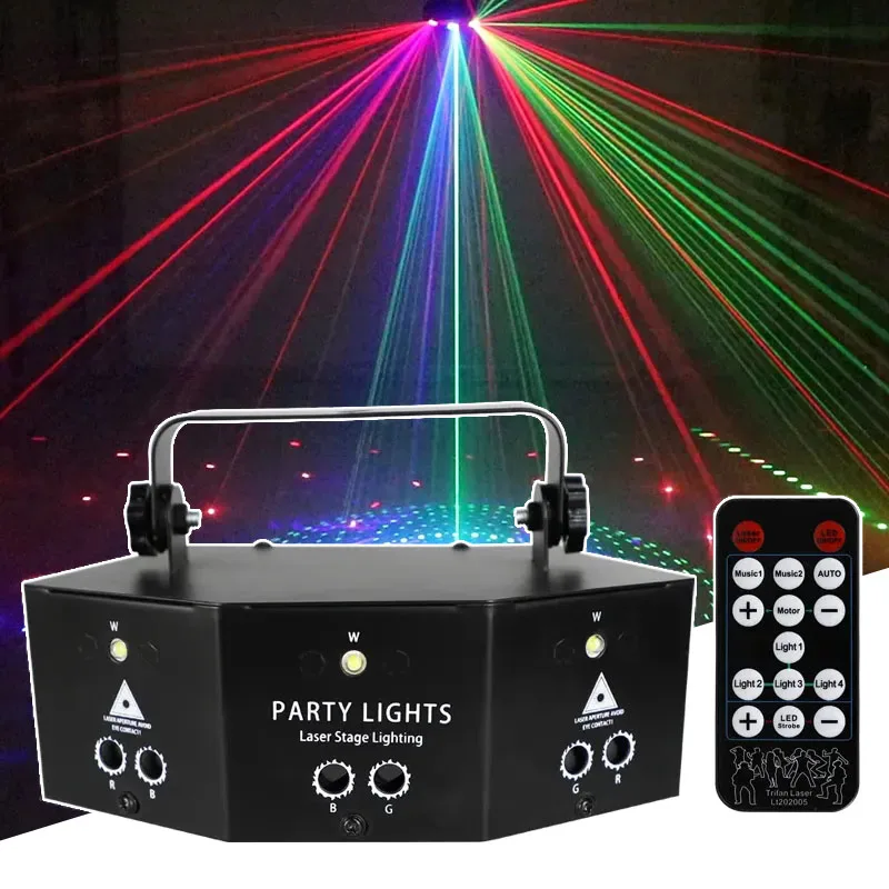 

9 Eyes RGBW Laser for Moving Head Beam Light for DJ Disco Stage & Hotel Party Lighting for Club Bar DJ Shows