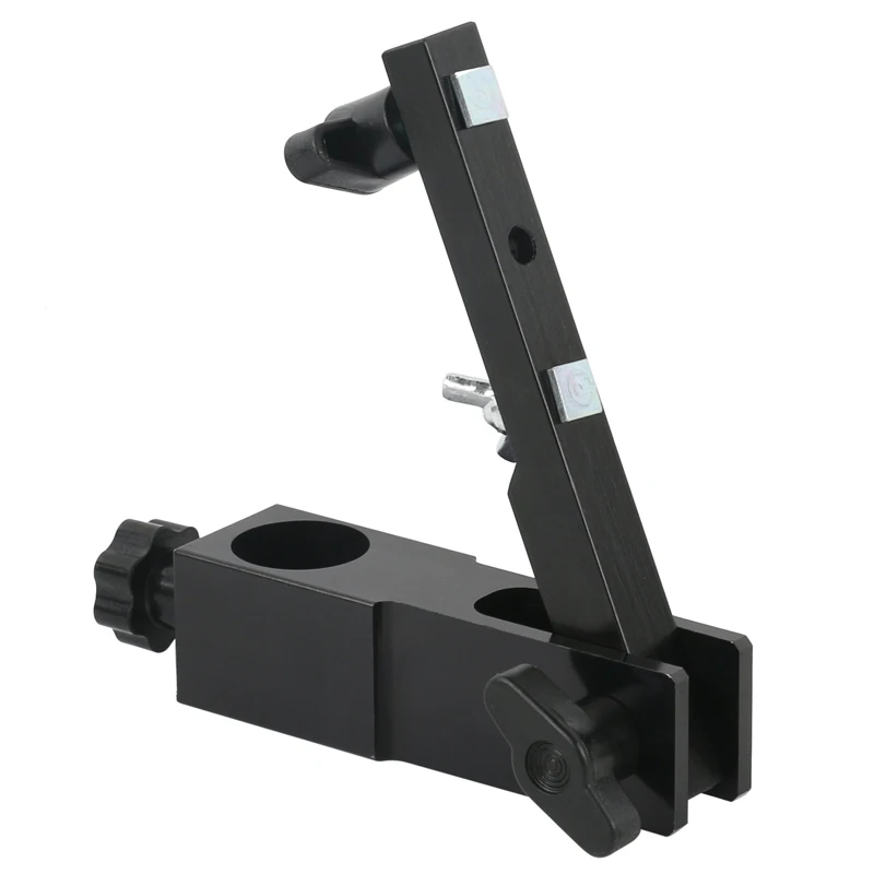 Imagem -05 - Metal Completo Lcd Monitor Cabide Suporte Suporte Mesa Vertical Haste Suspensão para Microscópio Estéreo Câmera Vídeo 25 mm 32 mm de