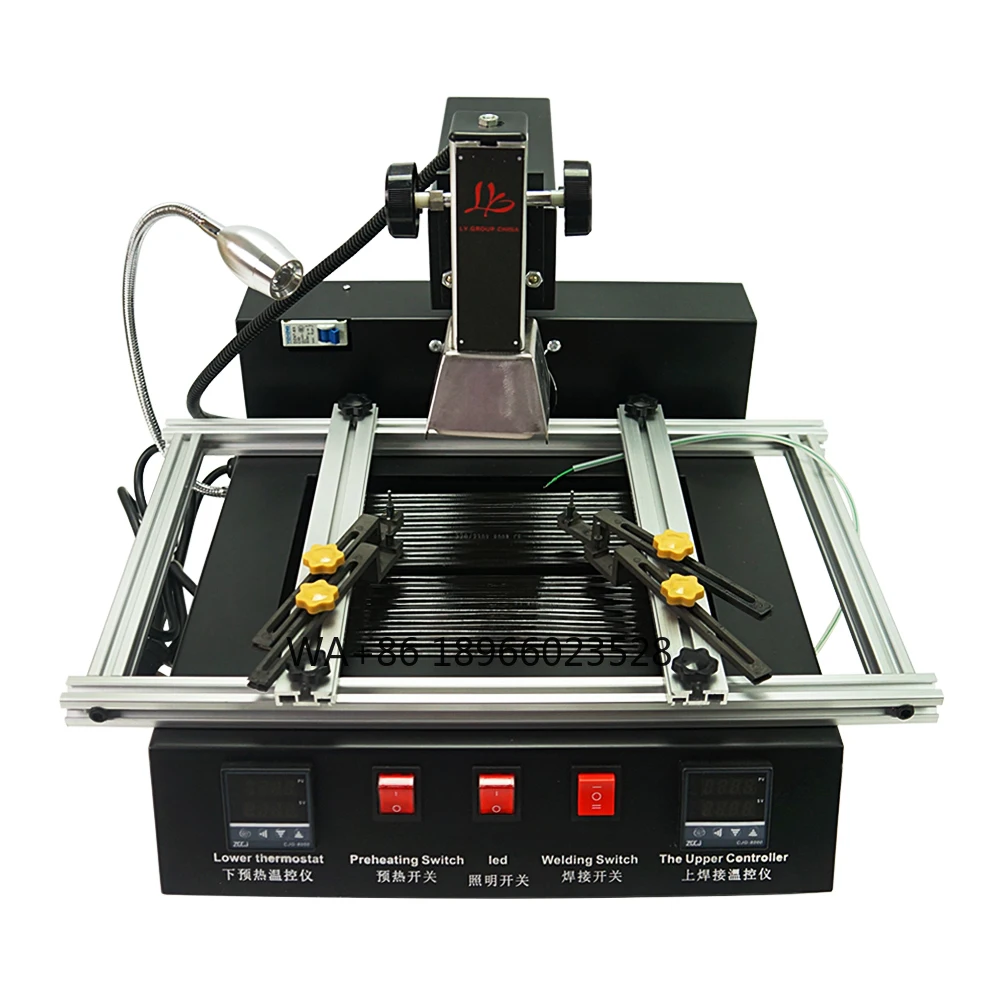 LY M770 IR Heating Soldering Iron Preheating Station Infrared Light Heat BGA Hot Air Soldering Rework Station 220V 2 Zones