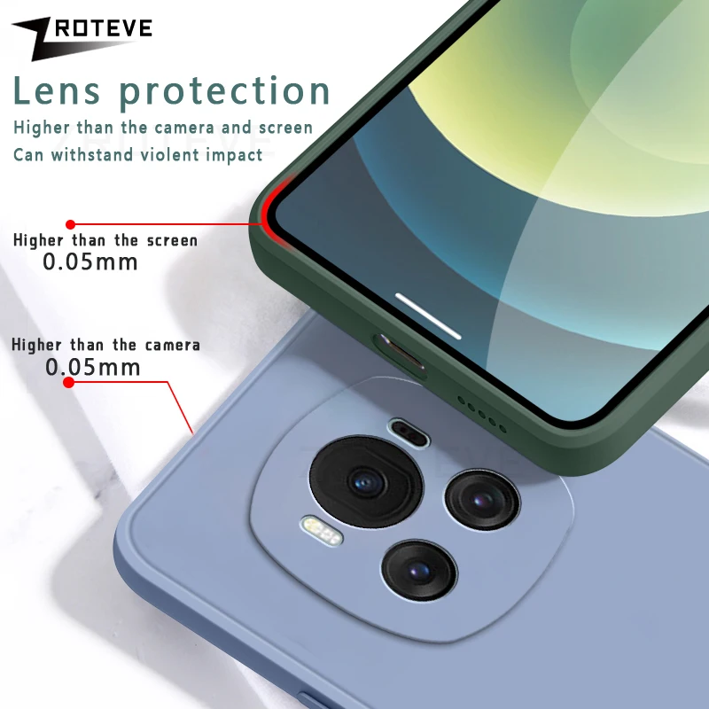 For Magic6 Case Zroteve Original Liquid Silicone Soft Cover For Huawei Honor Magic 6 6Pro 5 5Pro Magic5 Pro Lite 5G Phone Cases